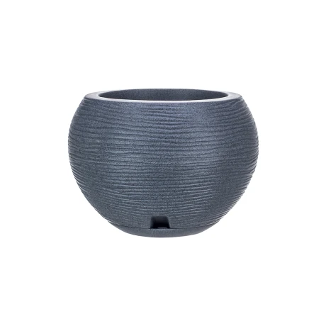 MACETA 17X19CM FLORENCA SISAL EFECTO PIEDRA GRIS O GRIS-AZUL