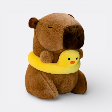 Peluche Capibara Con Flotador Patito