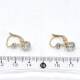 Caravanas Antiguas En Oro 18K Y Brillantes Caravanas Antiguas En Oro 18K Y Brillantes