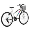 BICI MORMAII ECO ARO 26 MUJER SAFIRA CON CANASTO BLANCA Bici Mormaii Eco Aro 26 Mujer Safira Con Canasto Blanca