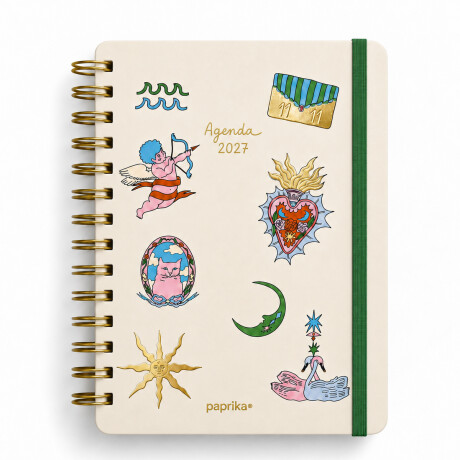 Agenda 2027 con stickers Lucky Girl Sc