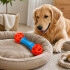 Juguete Morder Perros Gatos Limpieza Dental Golosinas Premio Color Celeste Naranja