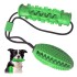 Juguete Dental Mascota Limpiador Higiene Morder Perros Color Variante Verde