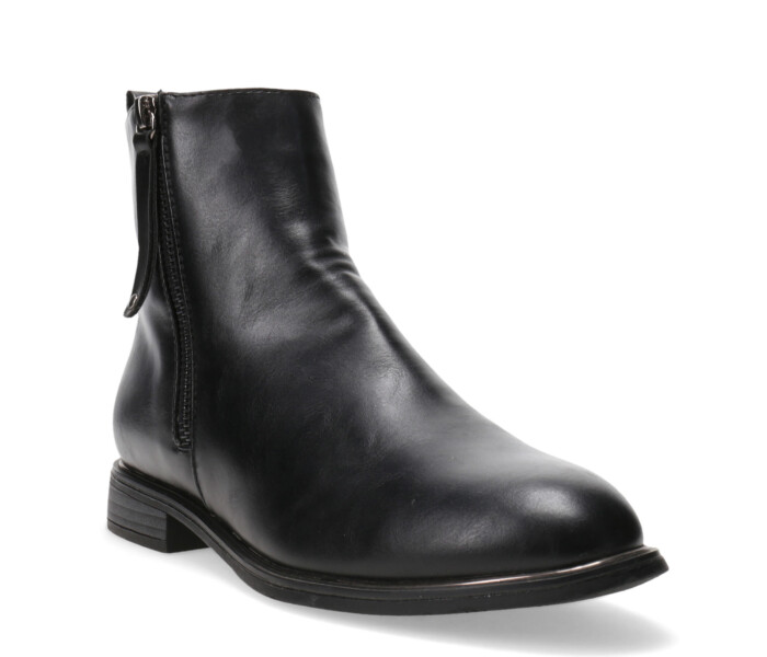 Bota BASI con cierre lateral Black