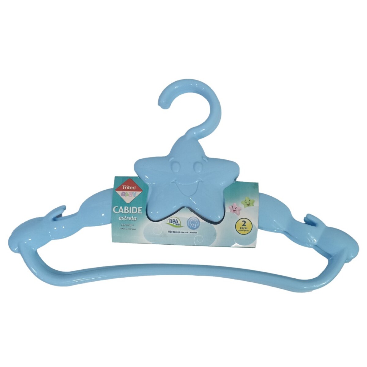 PERCHAS INFANTILES x2 - CELESTE 