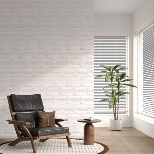 Ceramica Pared 40X120 Rectificado Para Pared - Gama de Blanco GAMAS DE BLANCO
