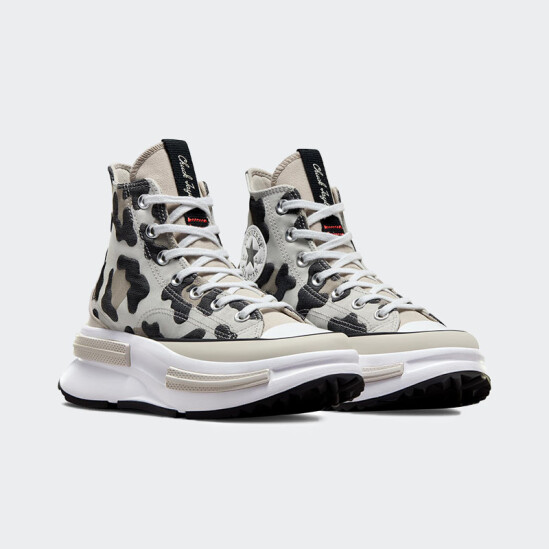 Championes Converse Run Star Legacy CX Platform Leopard Beige