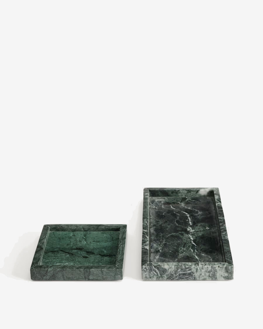 Bandeja Serela de mármol verde 18 x 18 cm Bandeja Serela de mármol verde 18 x 18 cm