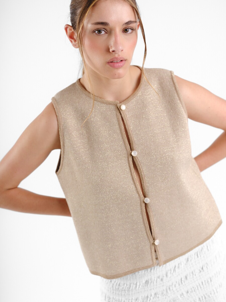 Top reversible Truco - Beige 