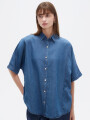 Camisa Pezo Azul Medio