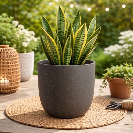 MACETA JAR Gris - Large