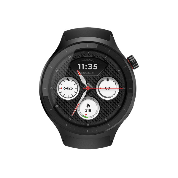 Smartwatch Motorola Moto Watch 47 mm Silicona Negro