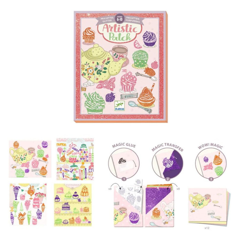Set de manualidades Artistic Patch Treats Djeco Set de manualidades Artistic Patch Treats Djeco