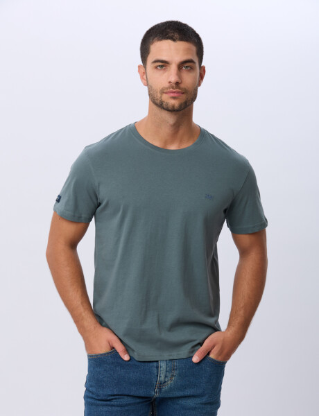 REMERA BÁSICA DE ALGODÓN Petroleo