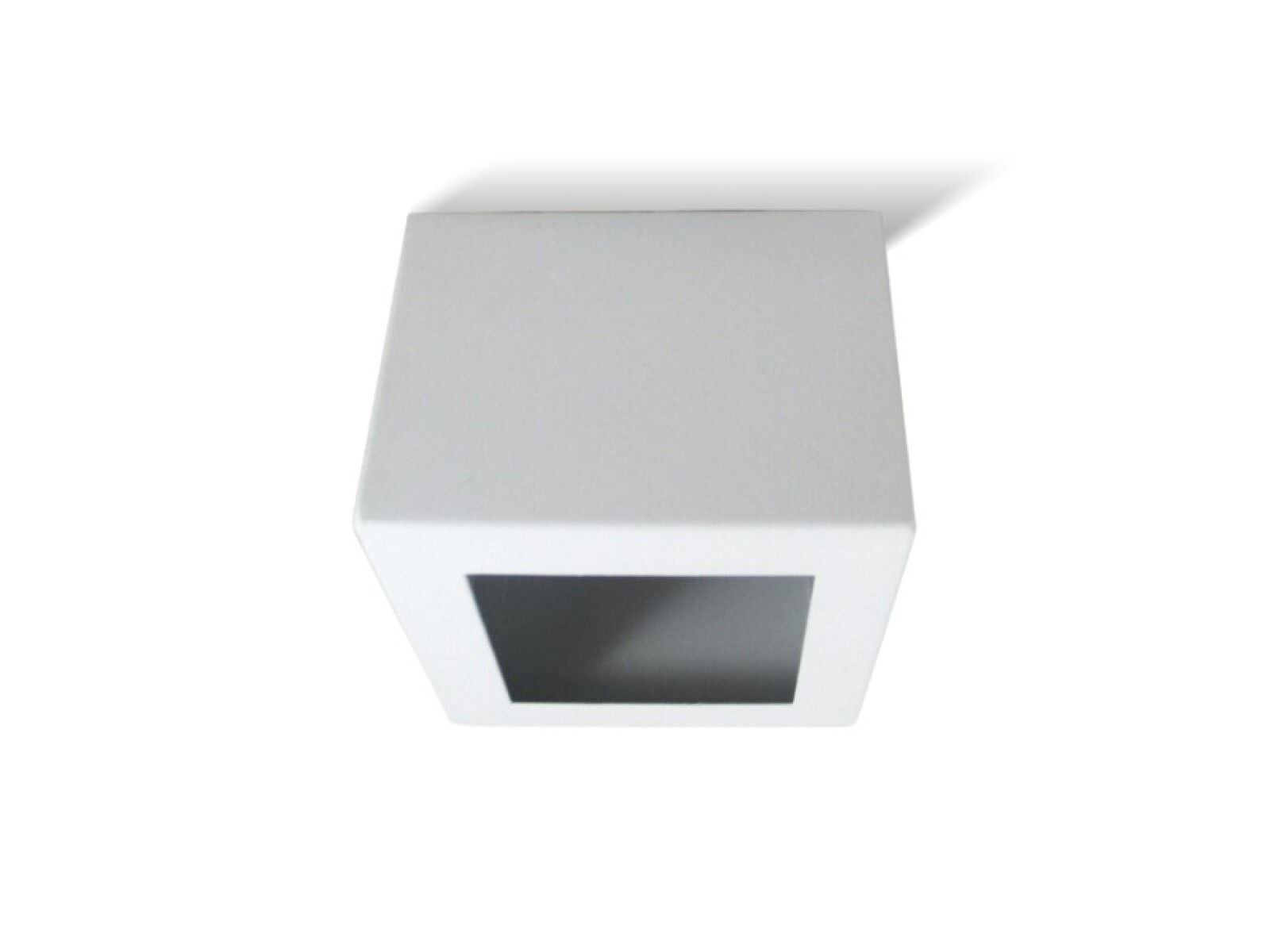 PLAFON CUADRADO P/LAMPARA GU10 