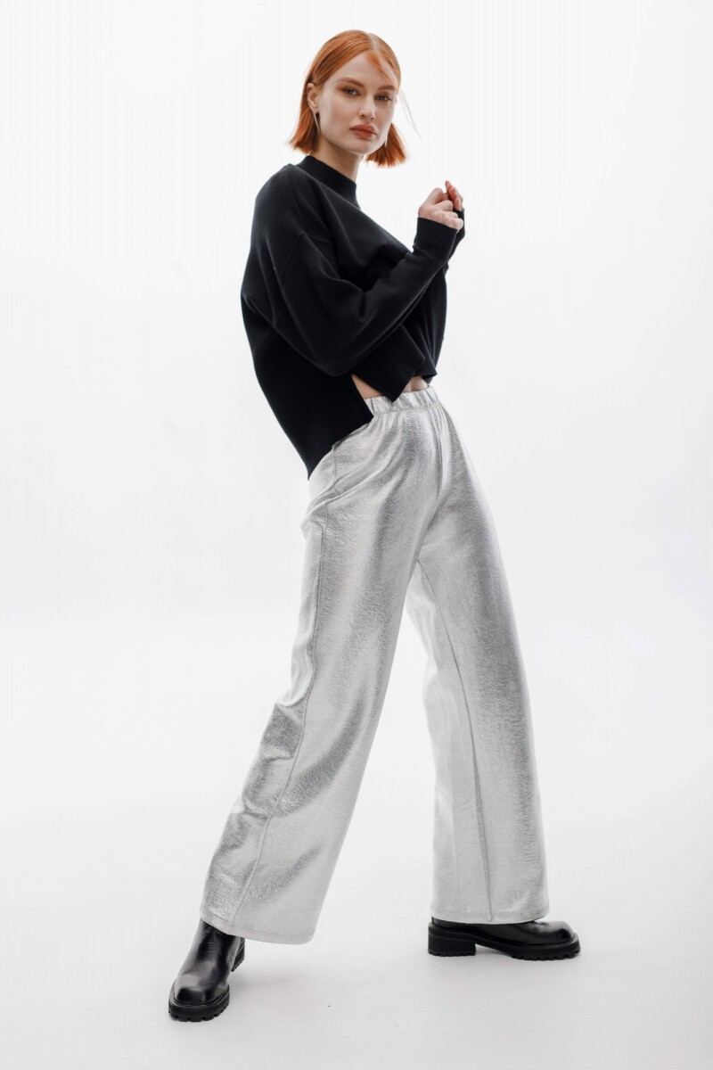Pantalon Soho Plateado