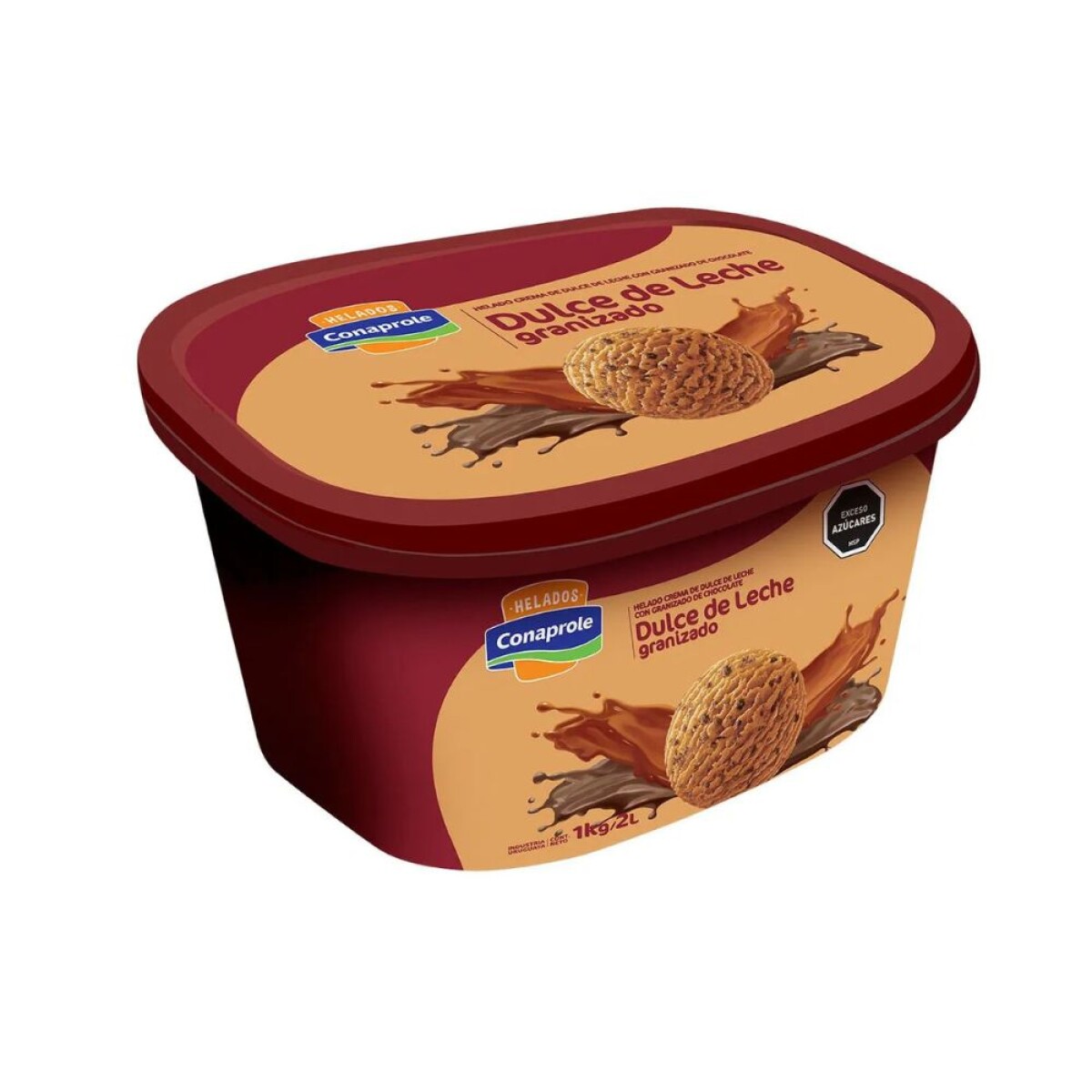 Helado Conaprole dulce de leche granizado 2 l 