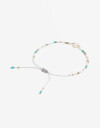 Pulseras Flexibles Canutillos Pulsera Con Beads - Combinacion Multicolor