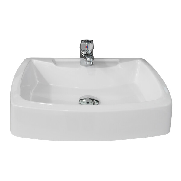 BACHA DE APOYO MODELO TURIN COLOR BLANCO PARA MONOCOMANDO Bacha De Apoyo Modelo Turin Color Blanco Para Monocomando