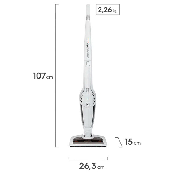 Aspiradora Electrolux Recargable Erg21 ASPIRADORA ELECTROLUX INALAM ERG21