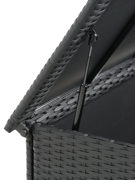 Baúl para guardar almohadones YDERUP A133xA64xP55 negro Baúl para guardar almohadones YDERUP A133xA64xP55 negro