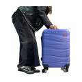 Valija Rigida Carry On Con Mango Telescopico Azul claro