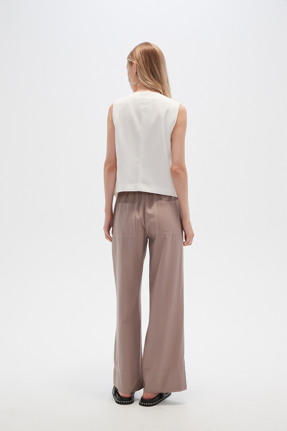 Pantalon Crescent Taupe Claro