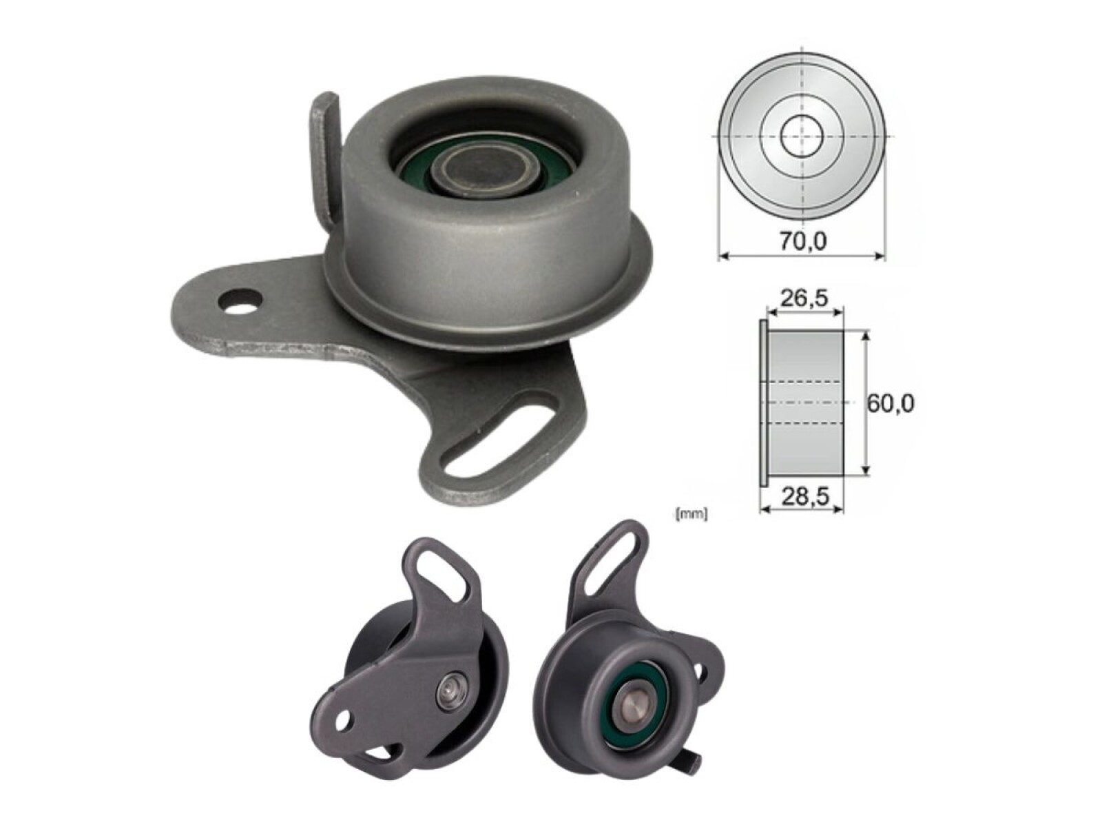 Tensor Correa Distr Hyundai Accent/Scoupe, Kia Cerato/Rio 90-12 