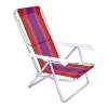 Reposera Silla Plegable Mor 8 Posiciones En Aluminio Durable Reposera Silla Plegable Mor 8 Posiciones En Aluminio Durable