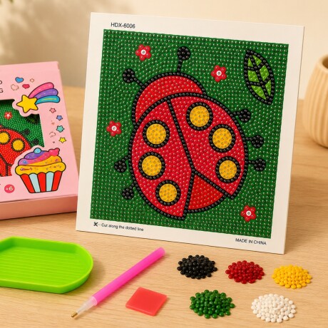 Set creativo Diamond Painting Mariquita