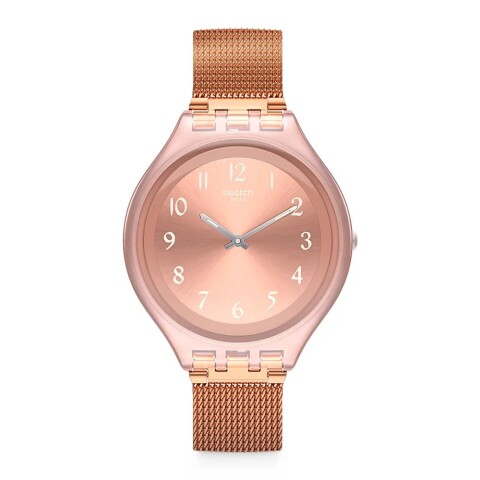 Reloj Swatch SVUP100M en acero rosé para mujer Reloj Swatch Svup100m En Acero Rosé Para Mujer