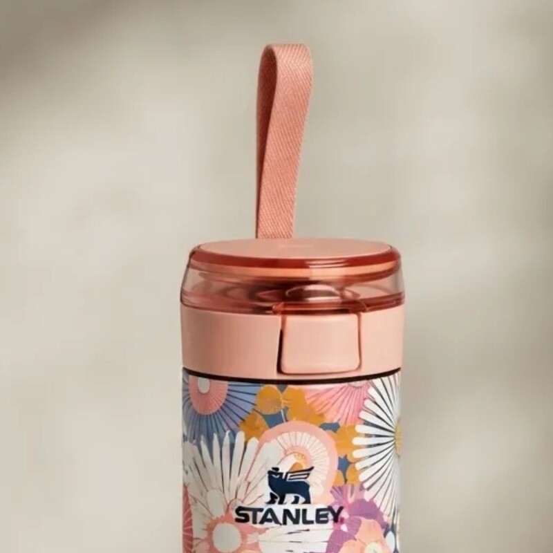 Botella Stanley flowstate sprint 590 ml Rosa floral