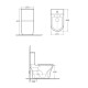 INODORO CON TAPA BLANCO SERIE ANORI BLANCO