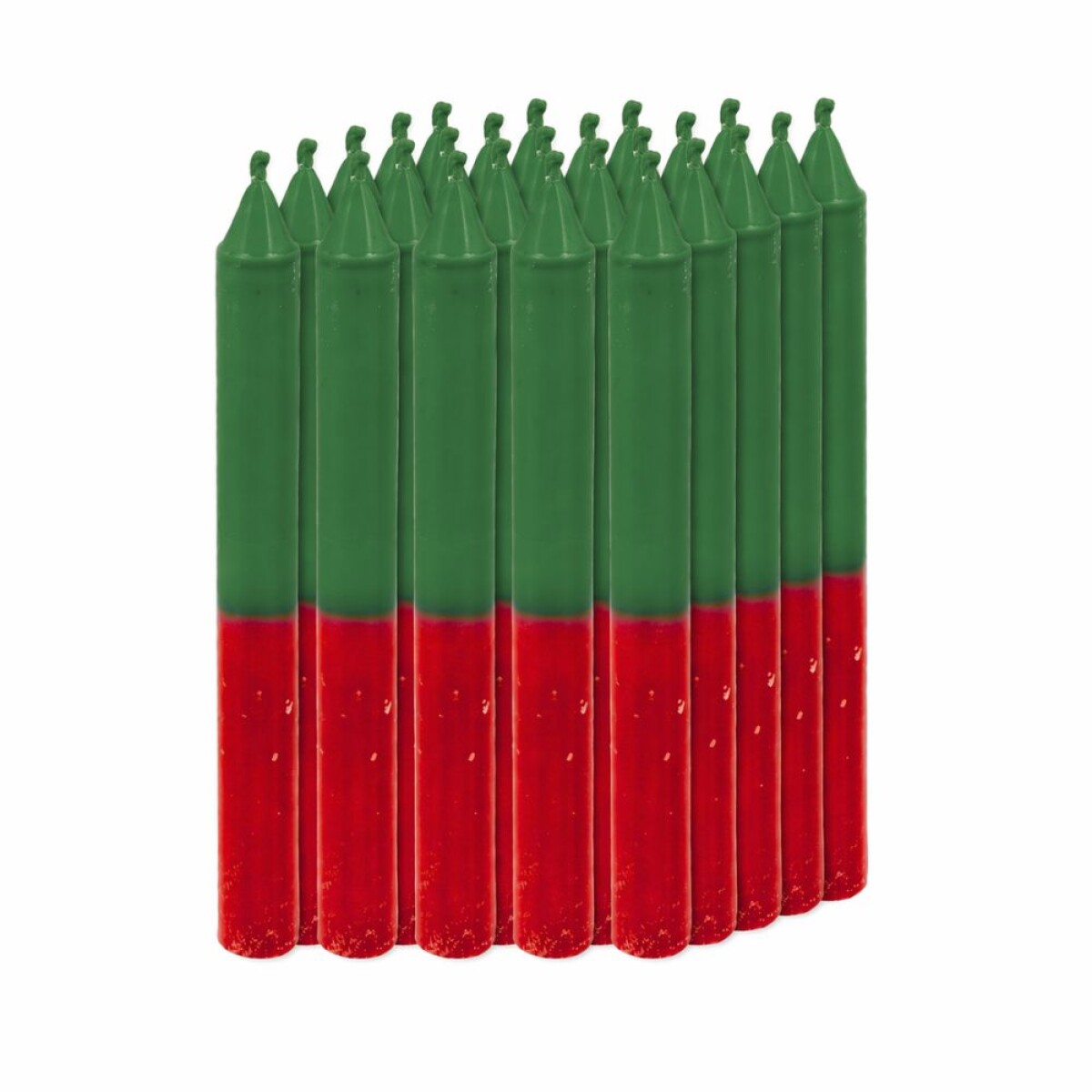 VELAS SUPER COMBINADA X25 - Verde/rojo 