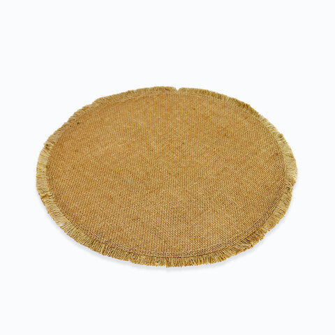 INDIVIDUAL RED BEIGE COMB 38CM Unica