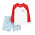 Conjunto Manga larga Protección UV Carters Little Capitan