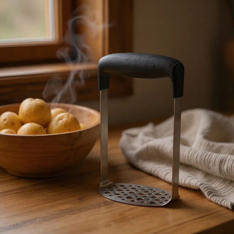 Pisa Papa Puretera Acero Inoxidable Sin Color