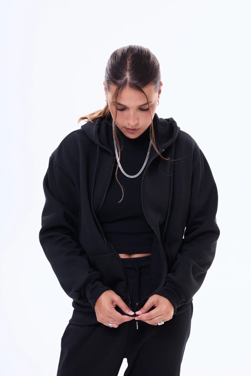 Buzo felpa Futrono Negro