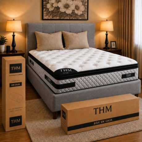Sommier Queen THM Platinum Gris