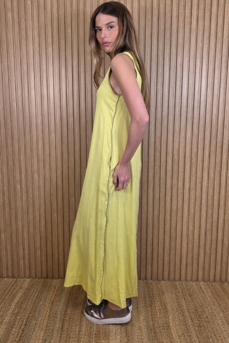 Vestido Mula Verde Lima