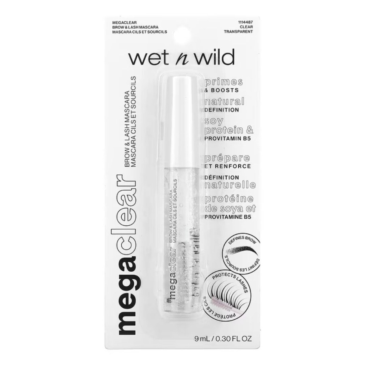 Máscara Transparente para Cejas y Pestañas Wet n Wild 