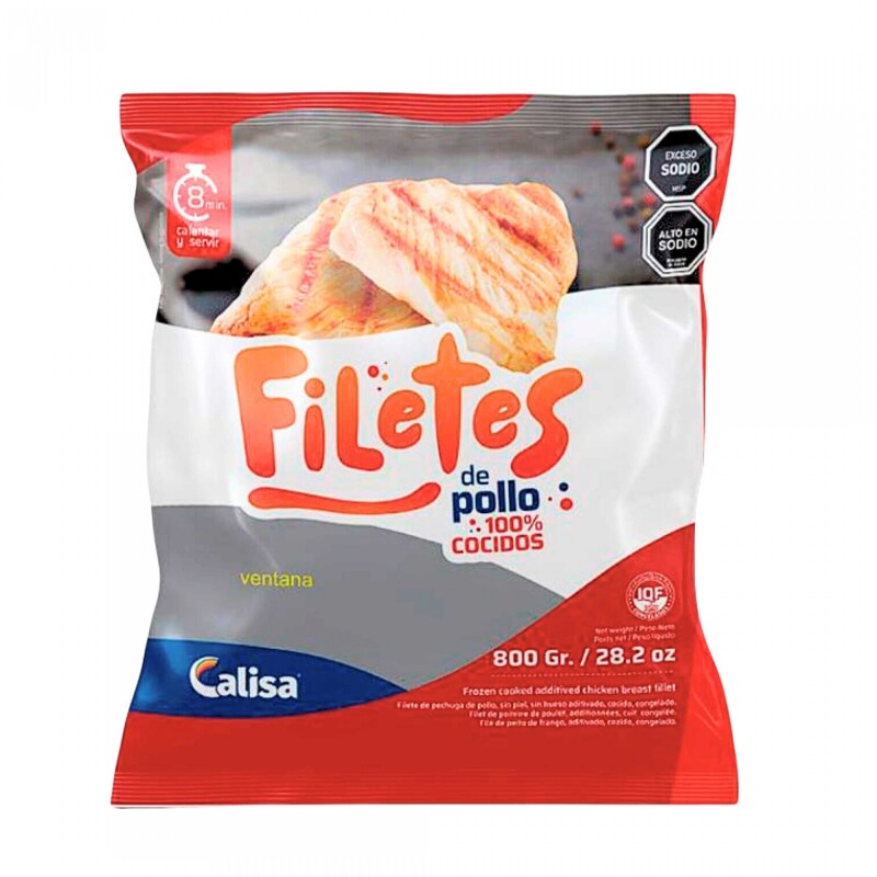 Filet de pollo grillado Calisa - 800 gr Filet de pollo grillado Calisa - 800 gr