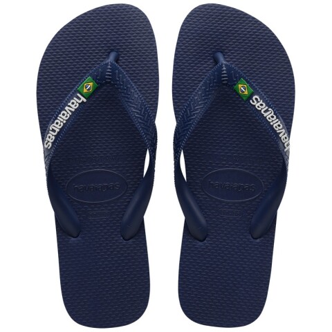 Ojotas Havaianas Brasil Logo Azul
