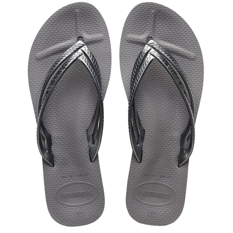 Sandalias de Mujer Havaianas Wedges Wns Gris Acero