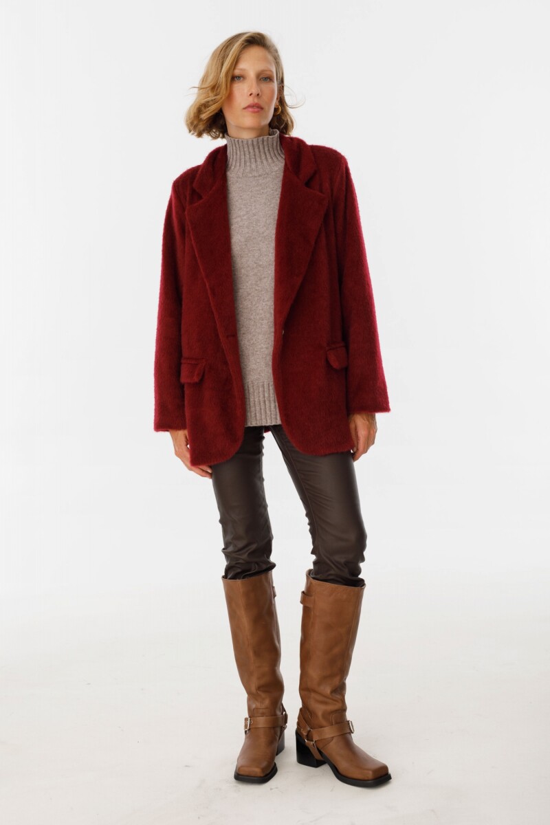 Campera Cozy Bordeaux