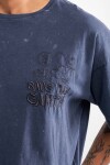 Remera oversize Castilla Gris oscuro
