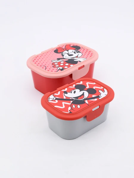 CONTENEDORES SET X2 MINNIE ROJO
