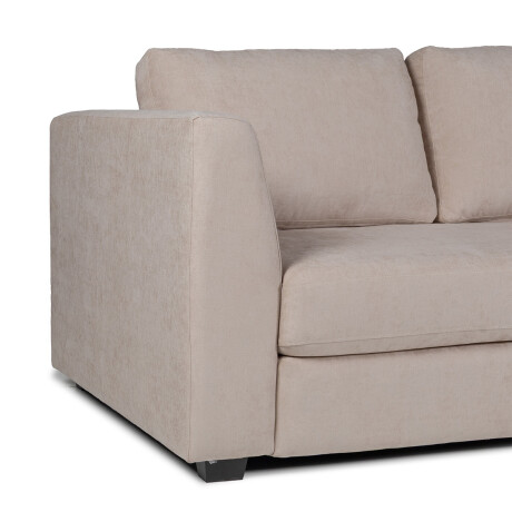 Rinconera Lotus - Tela Microfibra - Chaise Derecho 12072 (Beige)