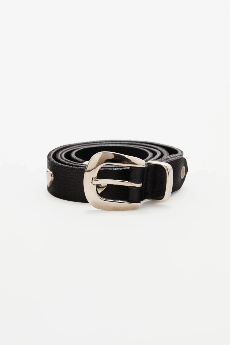 Cinturón Mini Hearts Negro