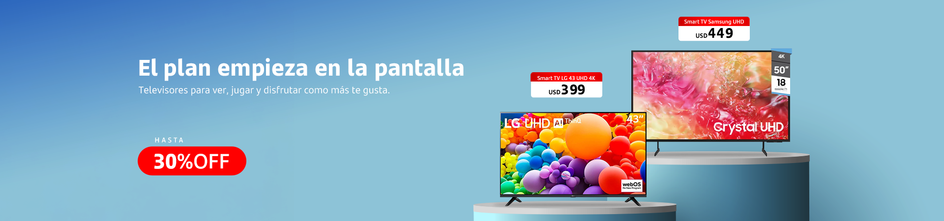 Especial televisores